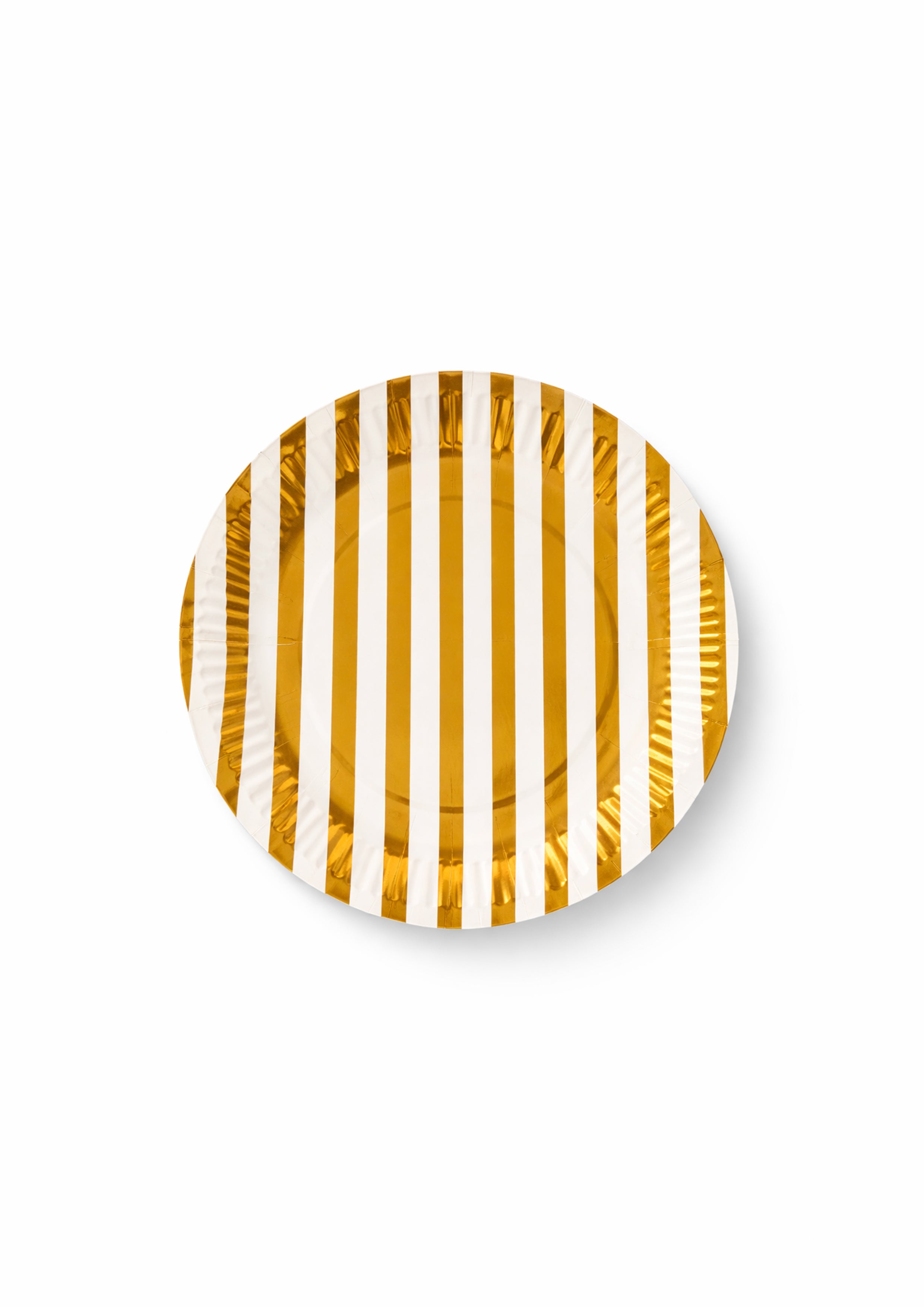 Small Golden Stripes Plates Pack