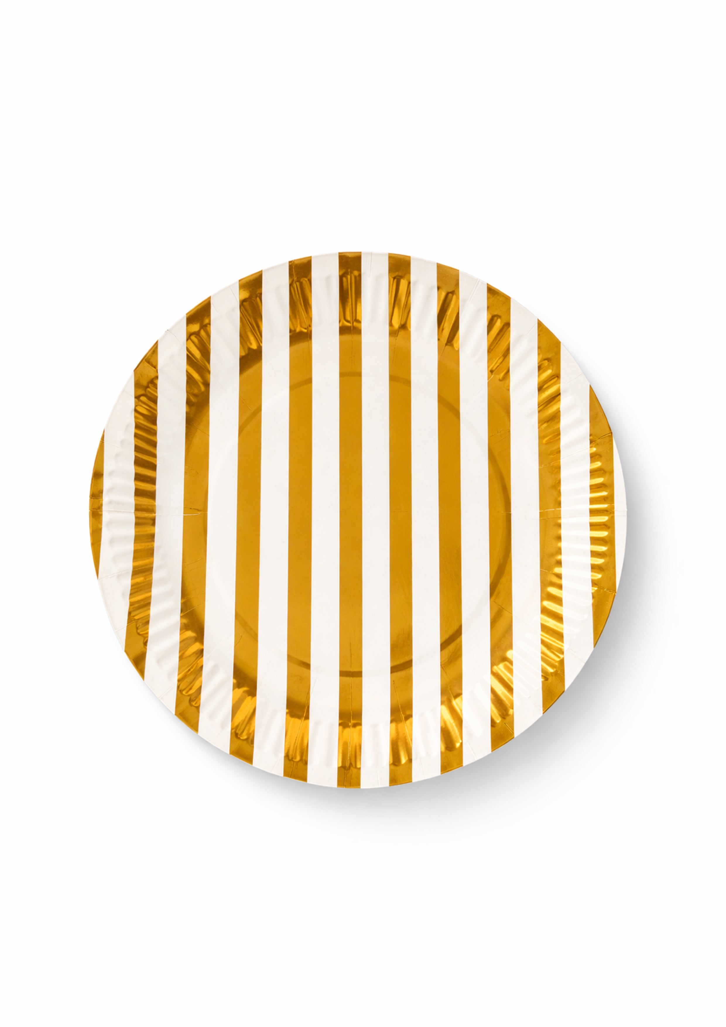Large 'Golden Stripes' Plates Pack