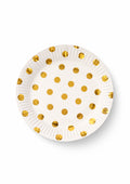 Large 'Golden Polka Dots' Plates Pack